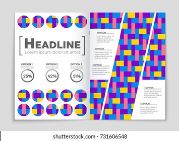 Abstract vector layout background set. For art template design, list, front page, mockup brochure theme style, banner, idea, cover, booklet, print, flyer, book, blank, card, ad, sign, sheet, a4