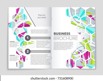 Abstract vector layout background set. For art template design, list, front page, mockup brochure theme style, banner, idea, cover, booklet, print, flyer, book, blank, card, ad, sign, sheet, a4.