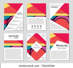 Abstract vector layout background set. For art template design, list, front page, mockup brochure theme style, banner, idea, cover, booklet, print, flyer, book, blank, card, ad, sign, sheet,, a4.