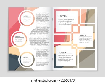 Abstract vector layout background set. For art template design, list, front page, mockup brochure theme style, banner, idea, cover, booklet, print, flyer, book, blank, card, ad, sign, sheet,, a4.