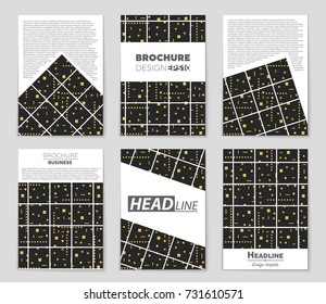 Abstract vector layout background set. For art template design, list, front page, mockup brochure theme style, banner, idea, cover, booklet, print, flyer, book, blank, card, ad, sign, sheet, a4.