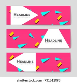 Abstract vector layout background set. For art template design, list, front page, mockup brochure theme style, banner, idea, cover, booklet, print, flyer, book, blank, card, ad, sign, sheet, a4