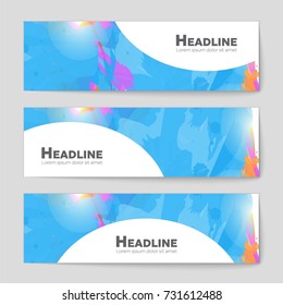 Abstract vector layout background set. For art template design, list, front page, mockup brochure theme style, banner, idea, cover, booklet, print, flyer, book, blank, card, ad, sign, sheet, a4