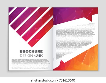 Abstract vector layout background set. For art template design, list, front page, mockup brochure theme style, banner, idea, cover, booklet, print, flyer, book, blank, card, ad, sign, sheet, a4