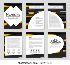 Abstract vector layout background set. For art template design, list, front page, mockup brochure theme style, banner, idea, cover, booklet, print, flyer, book, blank, card, ad, sign, sheet,, a4.