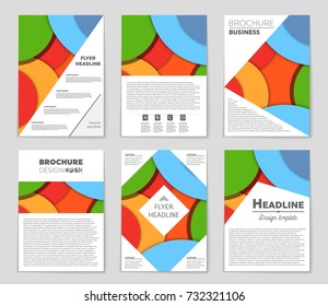 Abstract vector layout background set. For art template design, list, front page, mockup brochure theme style, banner, idea, cover, booklet, print, flyer, book, blank, card, ad, sign, sheet,, a4.
