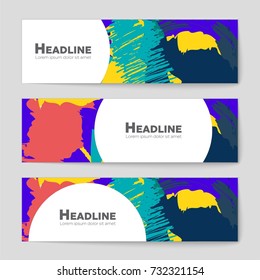 Abstract vector layout background set. For art template design, list, front page, mockup brochure theme style, banner, idea, cover, booklet, print, flyer, book, blank, card, ad, sign, sheet, a4