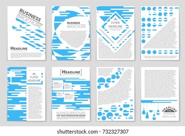 Abstract vector layout background set. For art template design, list, front page, mockup brochure theme style, banner, idea, cover, booklet, print, flyer, book, blank, card, ad, sign, sheet, a4.