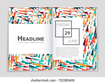 Abstract vector layout background set. For art template design, list, front page, mockup brochure theme style, banner, idea, cover, booklet, print, flyer, book, blank, card, ad, sign, sheet, a4