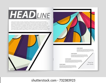 Abstract vector layout background set. For art template design, list, front page, mockup brochure theme style, banner, idea, cover, booklet, print, flyer, book, blank, card, ad, sign, sheet,, a4.