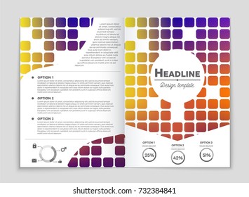 Abstract vector layout background set. For art template design, list, front page, mockup brochure theme style, banner, idea, cover, booklet, print, flyer, book, blank, card, ad, sign, sheet, a4.