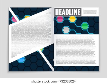 Abstract vector layout background set. For art template design, list, front page, mockup brochure theme style, banner, idea, cover, booklet, print, flyer, book, blank, card, ad, sign, sheet, a4.