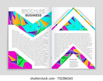 Abstract vector layout background set. For art template design, list, front page, mockup brochure theme style, banner, idea, cover, booklet, print, flyer, book, blank, card, ad, sign, sheet, a4.