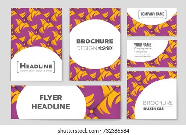 Abstract vector layout background set. For art template design, list, front page, mockup brochure theme style, banner, idea, cover, booklet, print, flyer, book, blank, card, ad, sign, sheet, a4.