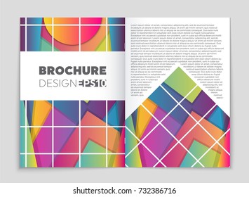 Abstract vector layout background set. For art template design, list, front page, mockup brochure theme style, banner, idea, cover, booklet, print, flyer, book, blank, card, ad, sign, sheet,, a4.