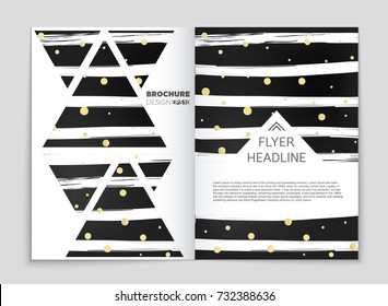 Abstract vector layout background set. For art template design, list, front page, mockup brochure theme style, banner, idea, cover, booklet, print, flyer, book, blank, card, ad, sign, sheet, a4