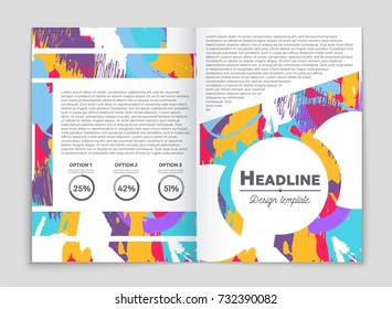 Abstract vector layout background set. For art template design, list, front page, mockup brochure theme style, banner, idea, cover, booklet, print, flyer, book, blank, card, ad, sign, sheet, a4