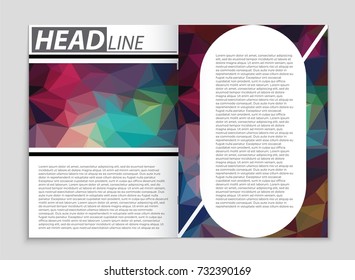 Abstract vector layout background set. For art template design, list, front page, mockup brochure theme style, banner, idea, cover, booklet, print, flyer, book, blank, card, ad, sign, sheet, a4