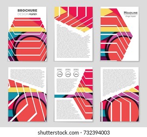 Abstract vector layout background set. For art template design, list, front page, mockup brochure theme style, banner, idea, cover, booklet, print, flyer, book, blank, card, ad, sign, sheet,, a4.