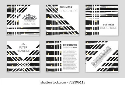 Abstract vector layout background set. For art template design, list, front page, mockup brochure theme style, banner, idea, cover, booklet, print, flyer, book, blank, card, ad, sign, sheet, a4