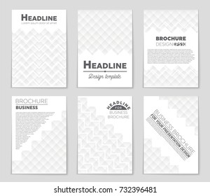 Abstract vector layout background set. For art template design, list, front page, mockup brochure theme style, banner, idea, cover, booklet, print, flyer, book, blank, card, ad, sign, sheet, a4