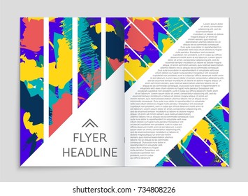 Abstract vector layout background set. For art template design, list, front page, mockup brochure theme style, banner, idea, cover, booklet, print, flyer, book, blank, card, ad, sign, sheet, a4