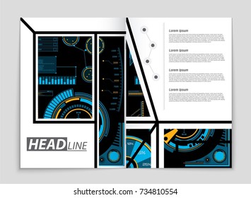 Abstract vector layout background set. For art template design, list, front page, mockup brochure theme style, banner, idea, cover, booklet, print, flyer, book, blank, card, ad, sign, sheet, a4.