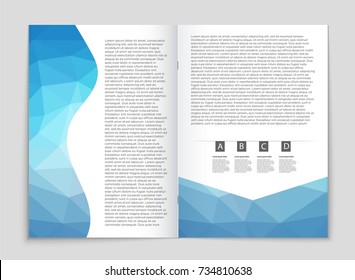 Abstract vector layout background set. For art template design, list, front page, mockup brochure theme style, banner, idea, cover, booklet, print, flyer, book, blank, card, ad, sign, sheet, a4