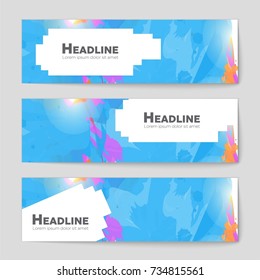 Abstract vector layout background set. For art template design, list, front page, mockup brochure theme style, banner, idea, cover, booklet, print, flyer, book, blank, card, ad, sign, sheet, a4