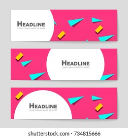 Abstract vector layout background set. For art template design, list, front page, mockup brochure theme style, banner, idea, cover, booklet, print, flyer, book, blank, card, ad, sign, sheet, a4