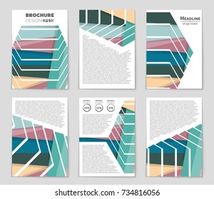 Abstract vector layout background set. For art template design, list, front page, mockup brochure theme style, banner, idea, cover, booklet, print, flyer, book, blank, card, ad, sign, sheet,, a4.