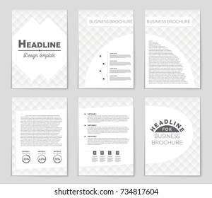 Abstract vector layout background set. For art template design, list, front page, mockup brochure theme style, banner, idea, cover, booklet, print, flyer, book, blank, card, ad, sign, sheet, a4