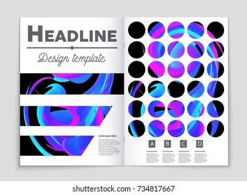Abstract vector layout background set. For art template design, list, front page, mockup brochure theme style, banner, idea, cover, booklet, print, flyer, book, blank, card, ad, sign, sheet, a4