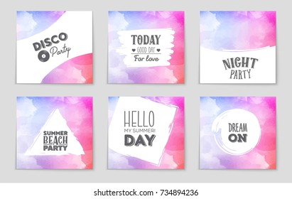 Abstract vector layout background set. For art template design, list, front page, mockup brochure theme style, banner, idea, cover, booklet, print, flyer, book, blank, card, ad, sign, sheet, a4