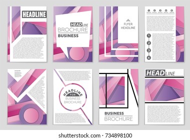 Abstract vector layout background set. For art template design, list, front page, mockup brochure theme style, banner, idea, cover, booklet, print, flyer, book, blank, card, ad, sign, sheet,, a4.