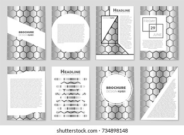 Abstract vector layout background set. For art template design, list, front page, mockup brochure theme style, banner, idea, cover, booklet, print, flyer, book, blank, card, ad, sign, sheet, a4.