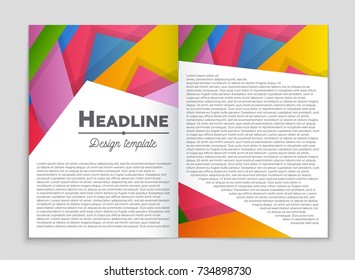 Abstract vector layout background set. For art template design, list, front page, mockup brochure theme style, banner, idea, cover, booklet, print, flyer, book, blank, card, ad, sign, sheet,, a4.