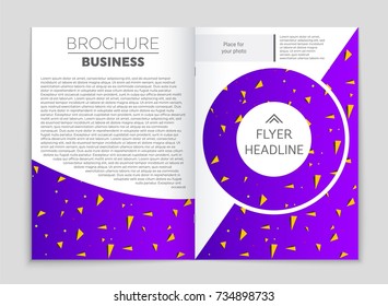 Abstract vector layout background set. For art template design, list, front page, mockup brochure theme style, banner, idea, cover, booklet, print, flyer, book, blank, card, ad, sign, sheet, a4