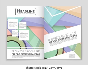 Abstract vector layout background set. For art template design, list, front page, mockup brochure theme style, banner, idea, cover, booklet, print, flyer, book, blank, card, ad, sign, sheet,, a4.