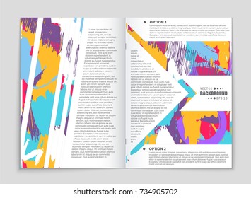 Abstract vector layout background set. For art template design, list, front page, mockup brochure theme style, banner, idea, cover, booklet, print, flyer, book, blank, card, ad, sign, sheet, a4