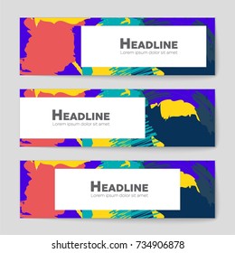 Abstract vector layout background set. For art template design, list, front page, mockup brochure theme style, banner, idea, cover, booklet, print, flyer, book, blank, card, ad, sign, sheet, a4