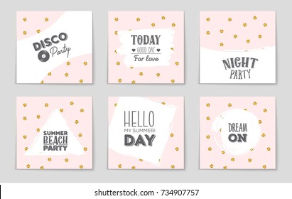 Abstract vector layout background set. For art template design, list, front page, mockup brochure theme style, banner, idea, cover, booklet, print, flyer, book, blank, card, ad, sign, sheet, a4