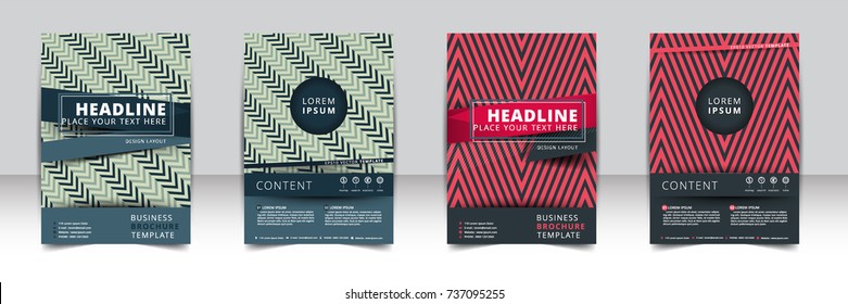 Abstract vector layout background set. For art template design, list, front page, mockup brochure theme style, banner, idea, cover, booklet, print, flyer, book, blank, card, ad, sign, sheet, a4.