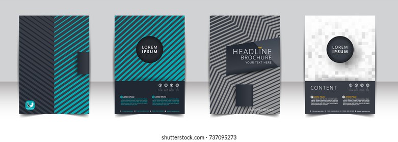 Abstract vector layout background set. For art template design, list, front page, mockup brochure theme style, banner, idea, cover, booklet, print, flyer, book, blank, card, ad, sign, sheet, a4.