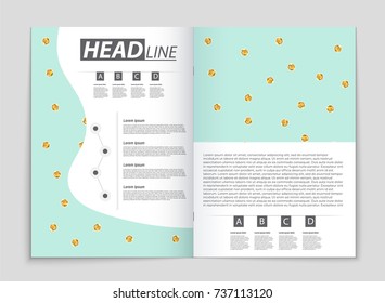 Abstract vector layout background set. For art template design, list, front page, mockup brochure theme style, banner, idea, cover, booklet, print, flyer, book, blank, card, ad, sign, sheet, a4