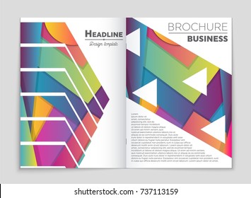 Abstract vector layout background set. For art template design, list, front page, mockup brochure theme style, banner, idea, cover, booklet, print, flyer, book, blank, card, ad, sign, sheet,, a4.