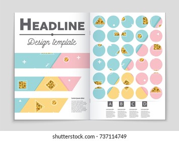 Abstract vector layout background set. For art template design, list, front page, mockup brochure theme style, banner, idea, cover, booklet, print, flyer, book, blank, card, ad, sign, sheet, a4