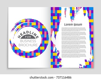 Abstract vector layout background set. For art template design, list, front page, mockup brochure theme style, banner, idea, cover, booklet, print, flyer, book, blank, card, ad, sign, sheet, a4