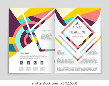 Abstract vector layout background set. For art template design, list, front page, mockup brochure theme style, banner, idea, cover, booklet, print, flyer, book, blank, card, ad, sign, sheet, a4