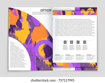 Abstract vector layout background set. For art template design, list, front page, mockup brochure theme style, banner, idea, cover, booklet, print, flyer, book, blank, card, ad, sign, sheet, a4